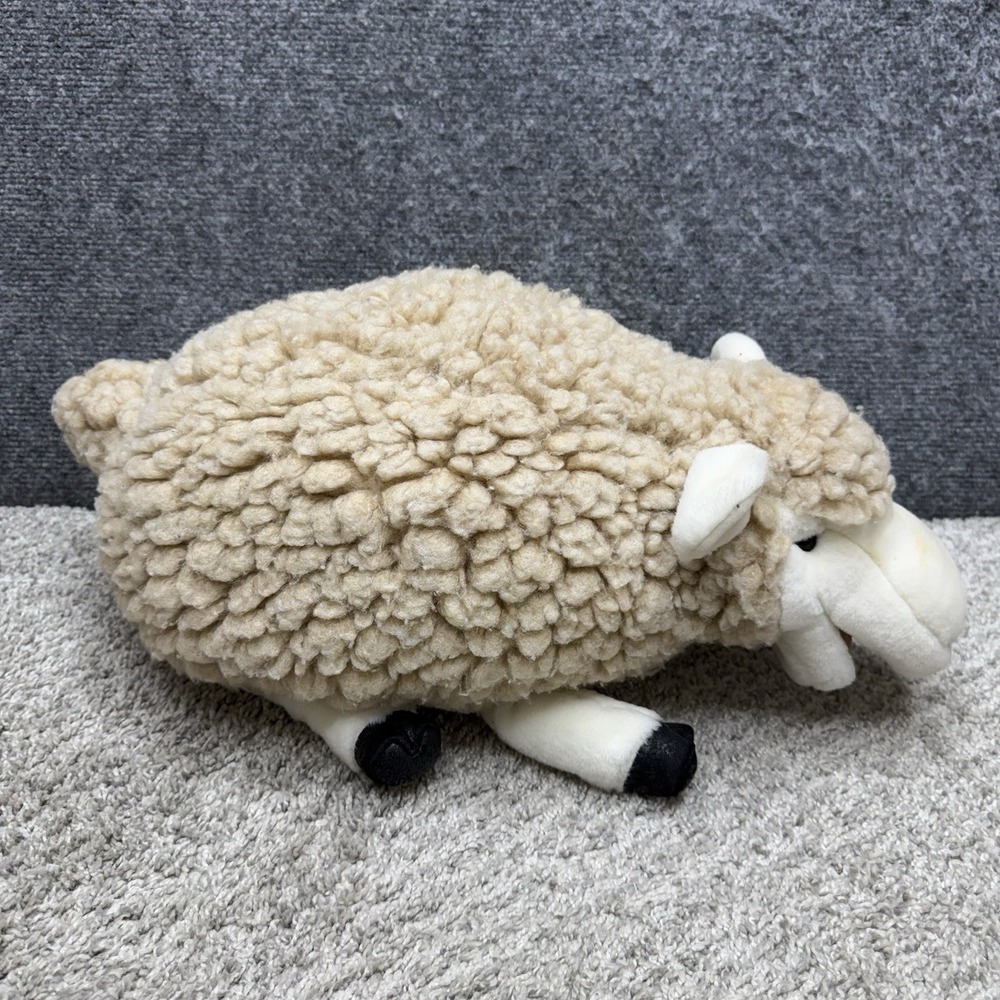 Folkmanis Puppets Wooly Sheep plush puppet 17" (needs minor cleaning)